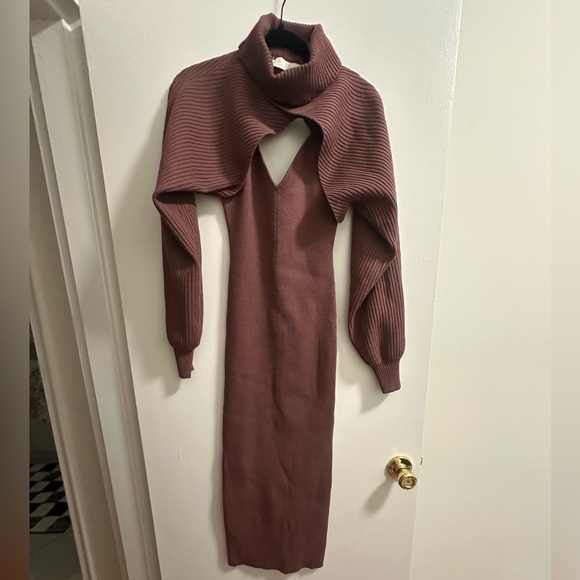 Astr Women’s Mauve Jodie Sweater Dress - Picture 2 of 6